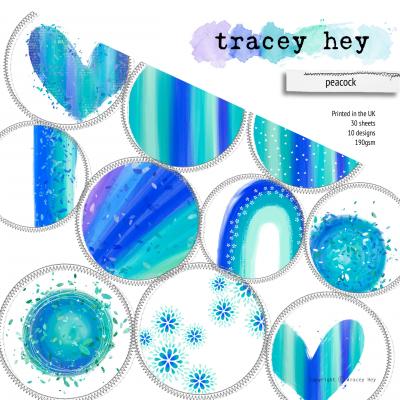 Tracey Hey Paper Pad - Peacock